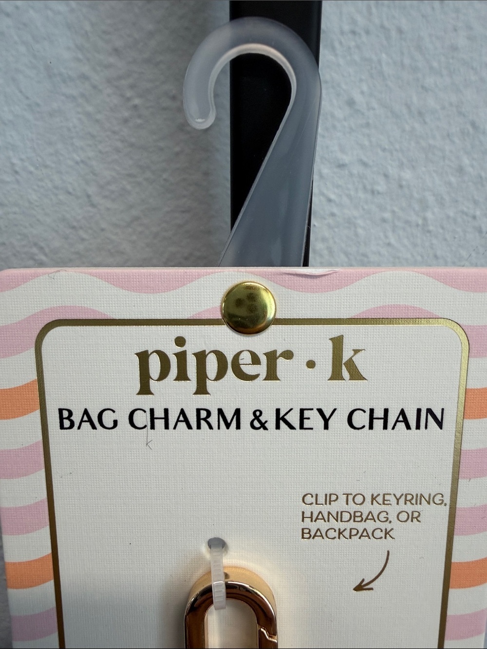 Piper K | Peacock Card Pink Coin Purse Bag Charm 🦚 - Picture 2 of 8